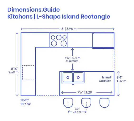 l shaped kitchen layout