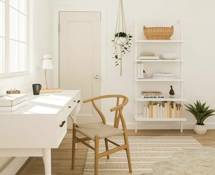 minimalist small home office
