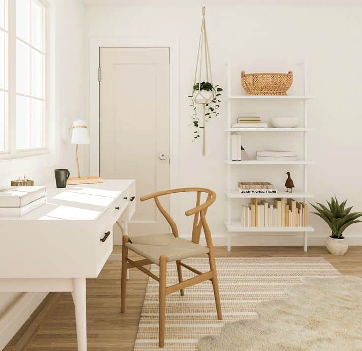 minimalist small home office