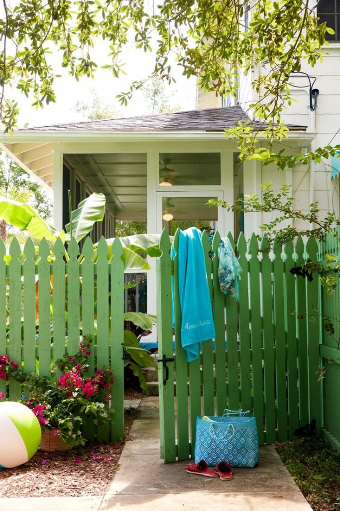 fence painting ideas