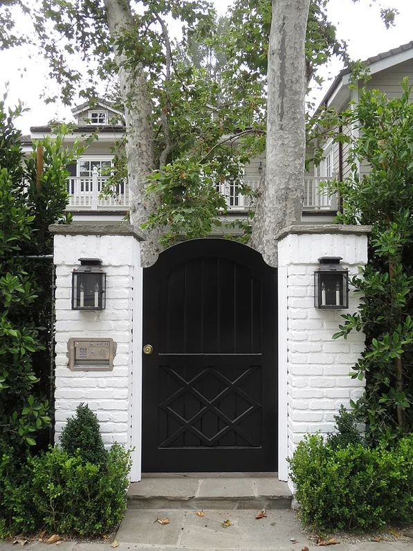 brick column fence