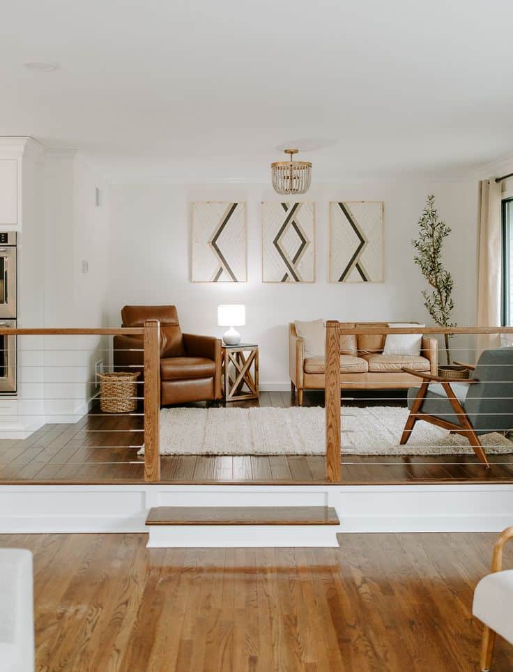 hardwood floor area rug placement living room