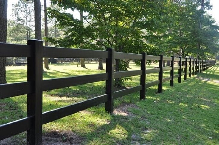 ranch style fence