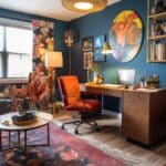 maximalist home office