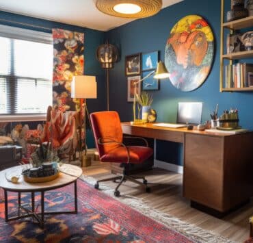 maximalist home office