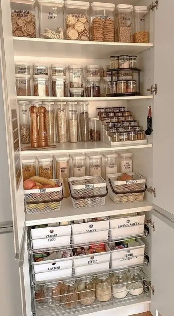 pantry ideas: clear containers