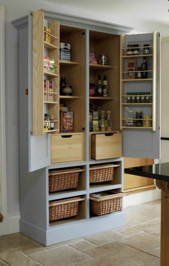 pantry cabinet for small kitchen