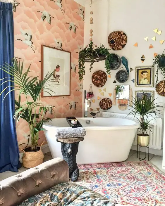 bohemian decor bathroom ideas