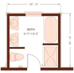 10x10 Bathroom Layout and Design Made Easy: Trends, Costs, and More