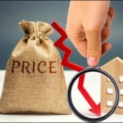 home prices drop