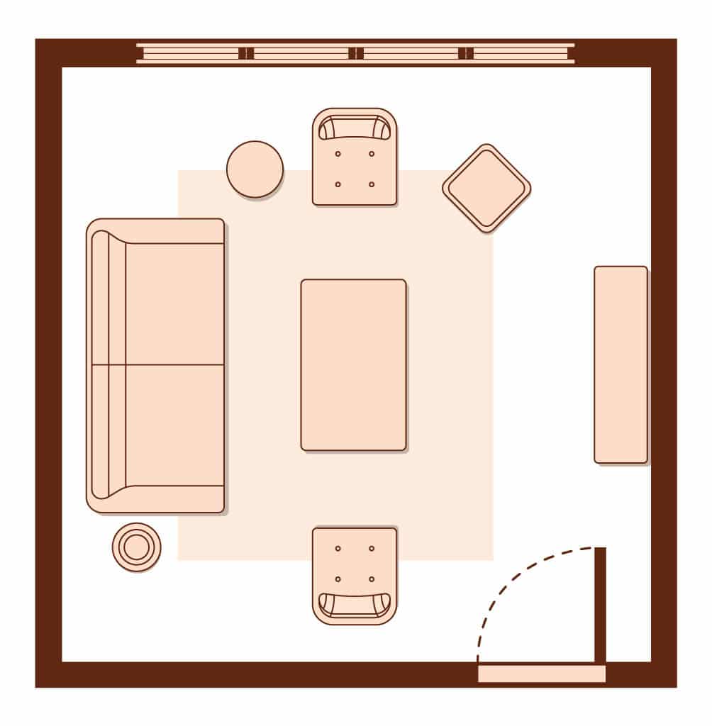 Feng shui living room layout