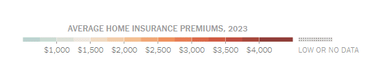 Home Insurance Rate Differences Across States