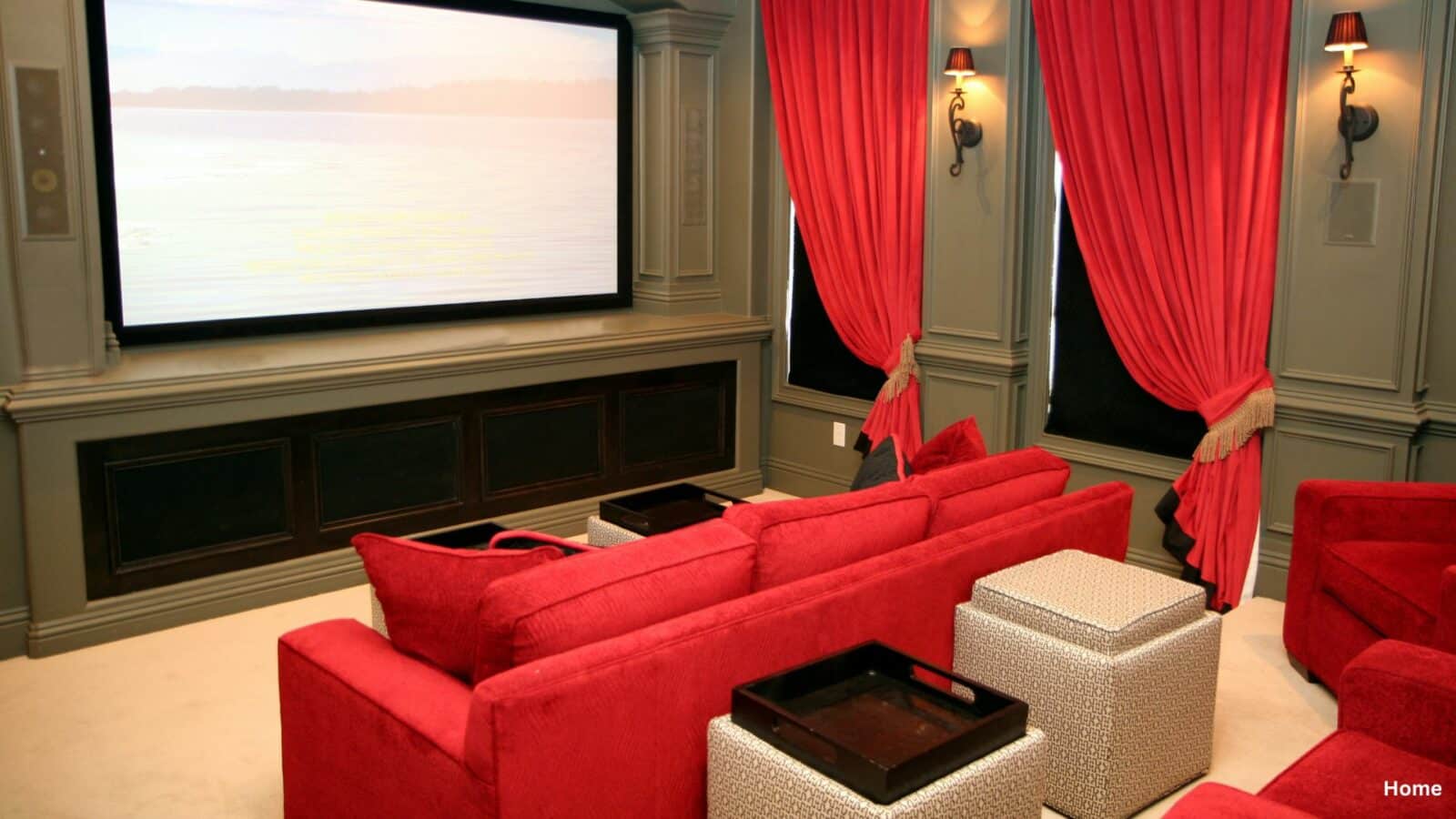 small home theater seating ideas