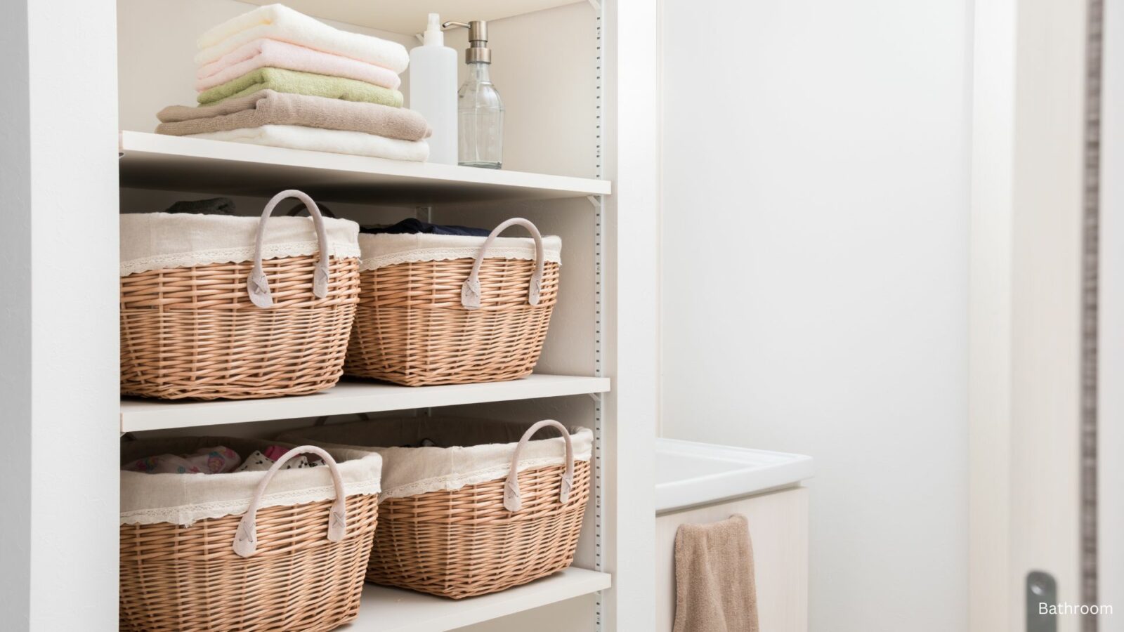 Clever Ideas for Storing Towels in a Small Bathroom - The Home Atlas