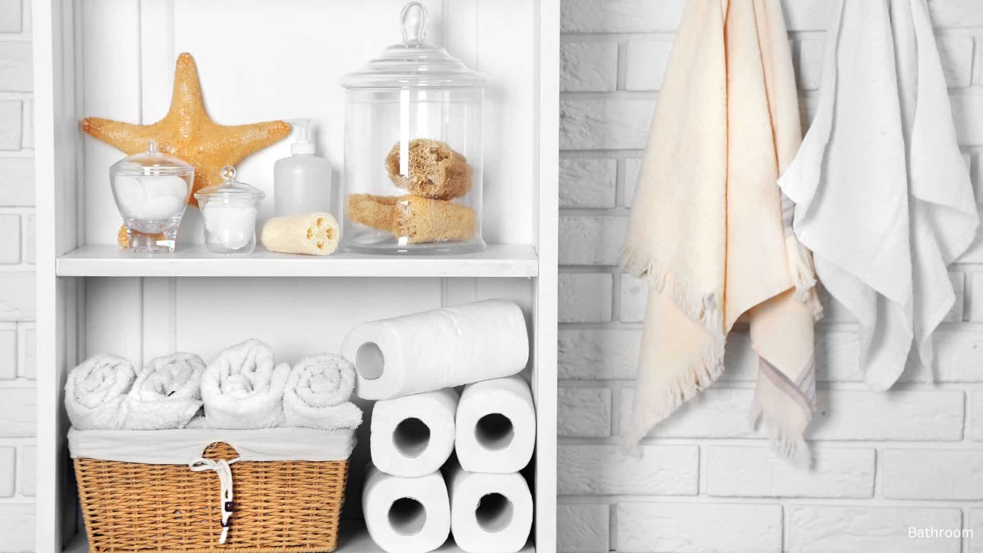 Clever Ideas for Storing Towels in a Small Bathroom - The Home Atlas