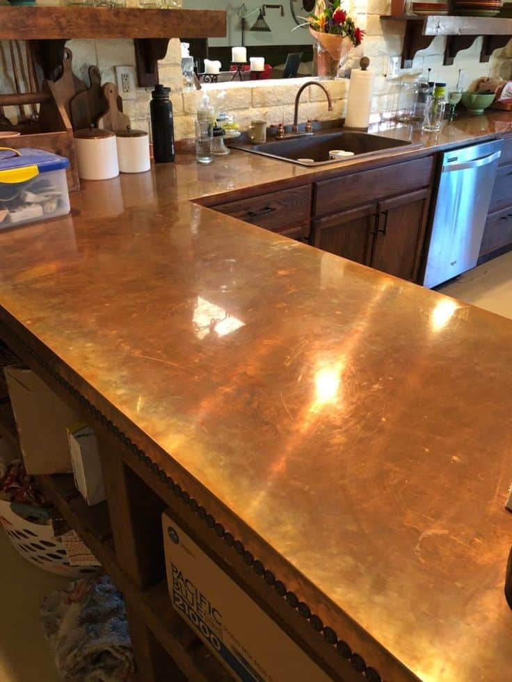 copper countertops