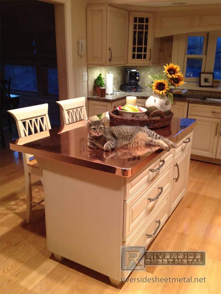 copper countertops