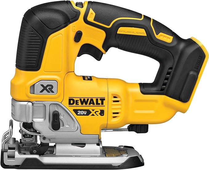 DEWALT 20V MAX XR Jig Saw, 3,200 Blade Speed, Cordless, Brushless Motor, LED Light, Bare Tool Only