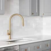 Champagne Bronze Kitchen Faucet - The Home Atlas