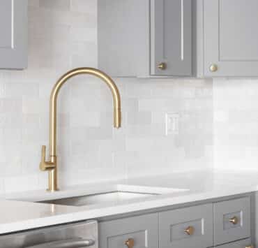 Champagne Bronze Kitchen Faucet - The Home Atlas